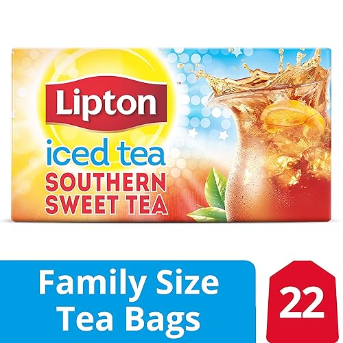 Lipton Family Tea Bags Southern Sweet Tea 22 ct, pack of 6 The Sqoop