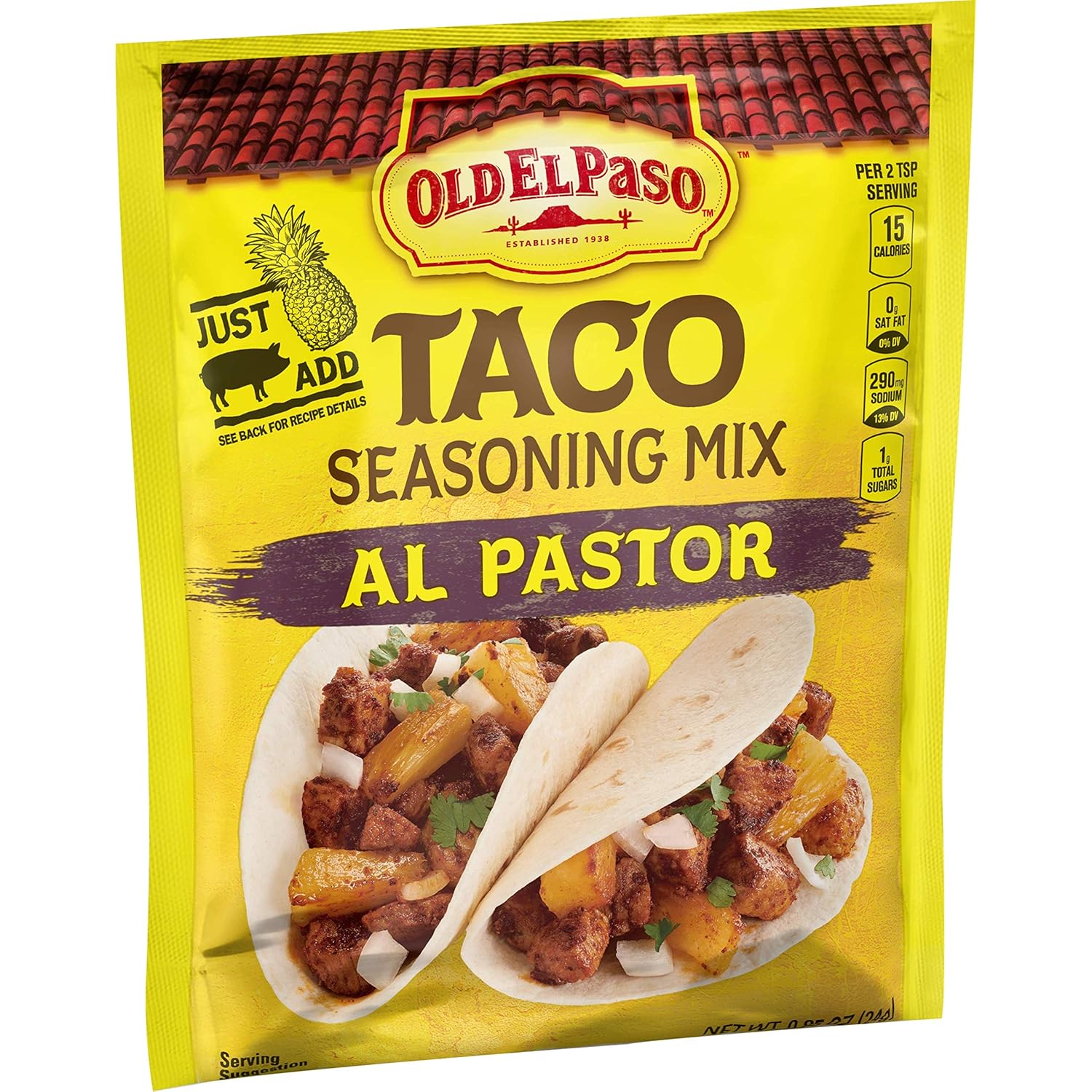 Old El Paso Al Pastor Taco Seasoning Mix 0.85 oz