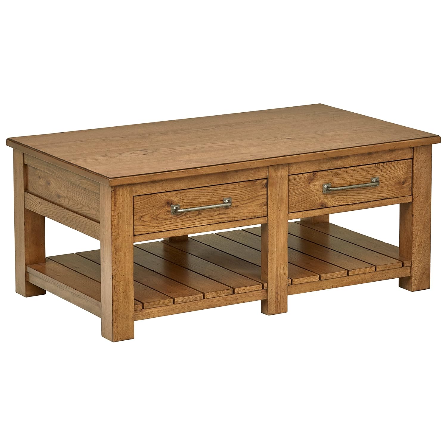 Stone & Beam Parson Coffee Table, 45"L, Oak Kitchen & Dining