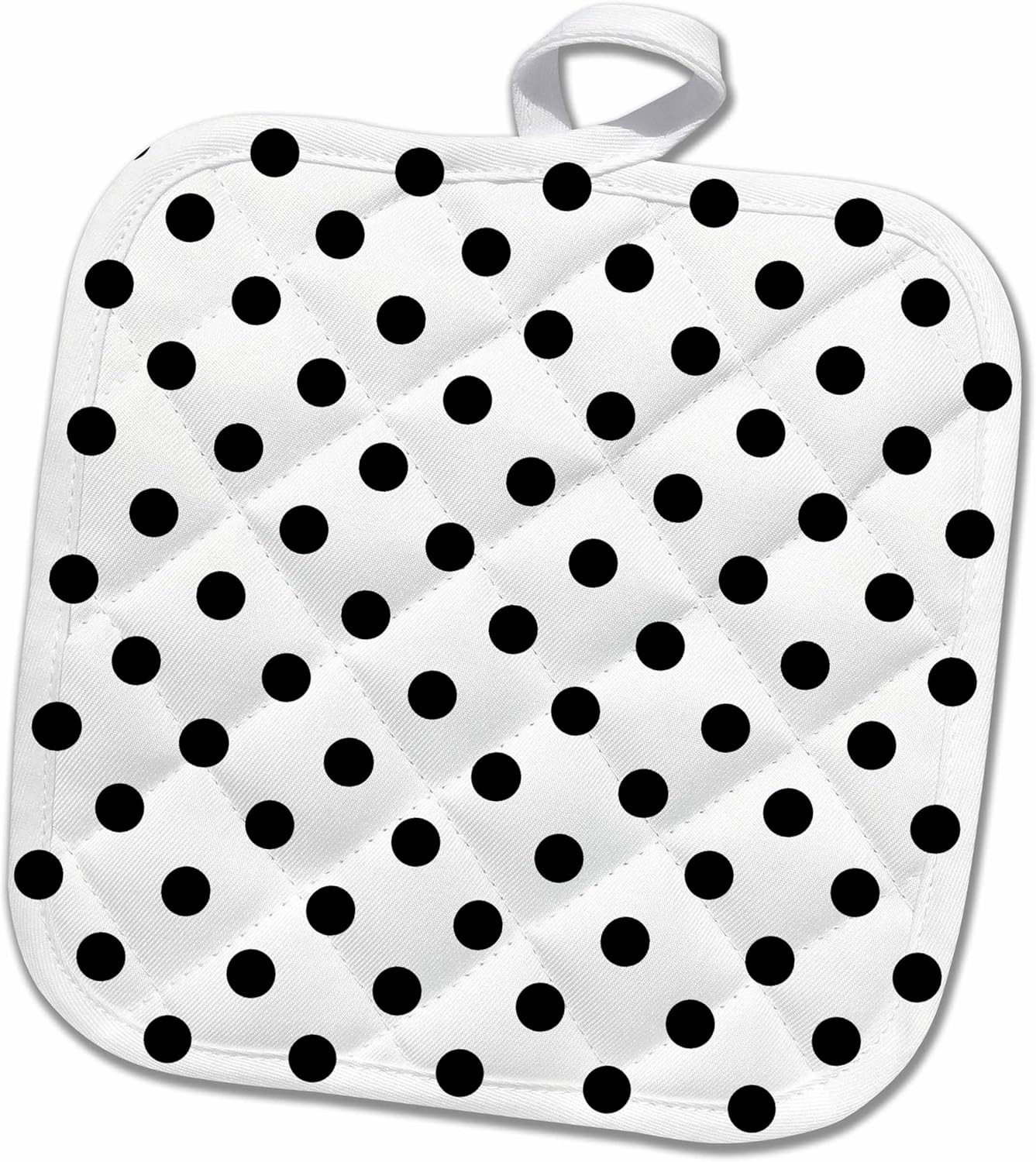 white polka dot print pot holder 8