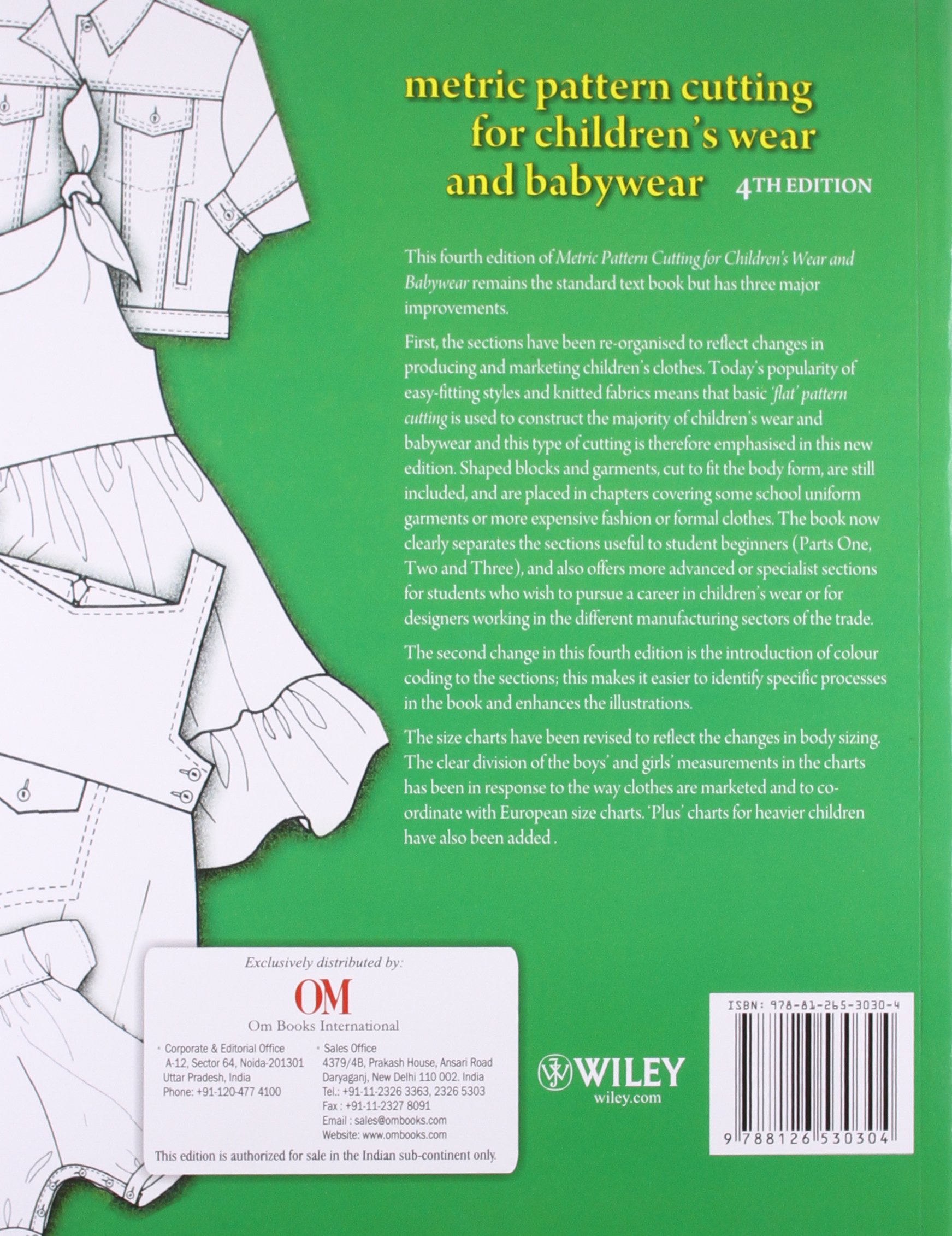 metric pattern cutting for children's wear and babywear