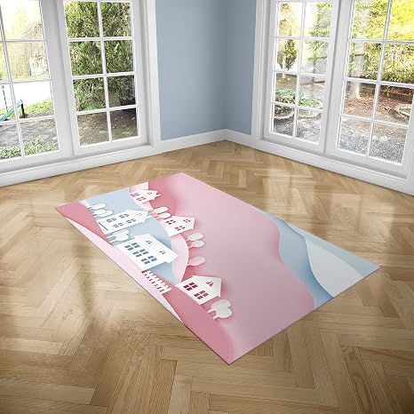 Amazon De Oedim Kinderteppich Fur Kinderzimmer Pvc Verschiedene