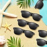 ASTARON Black Sunglasses Bulk 24 Pack Neon Party Favors Summer Pool Wedding view 6