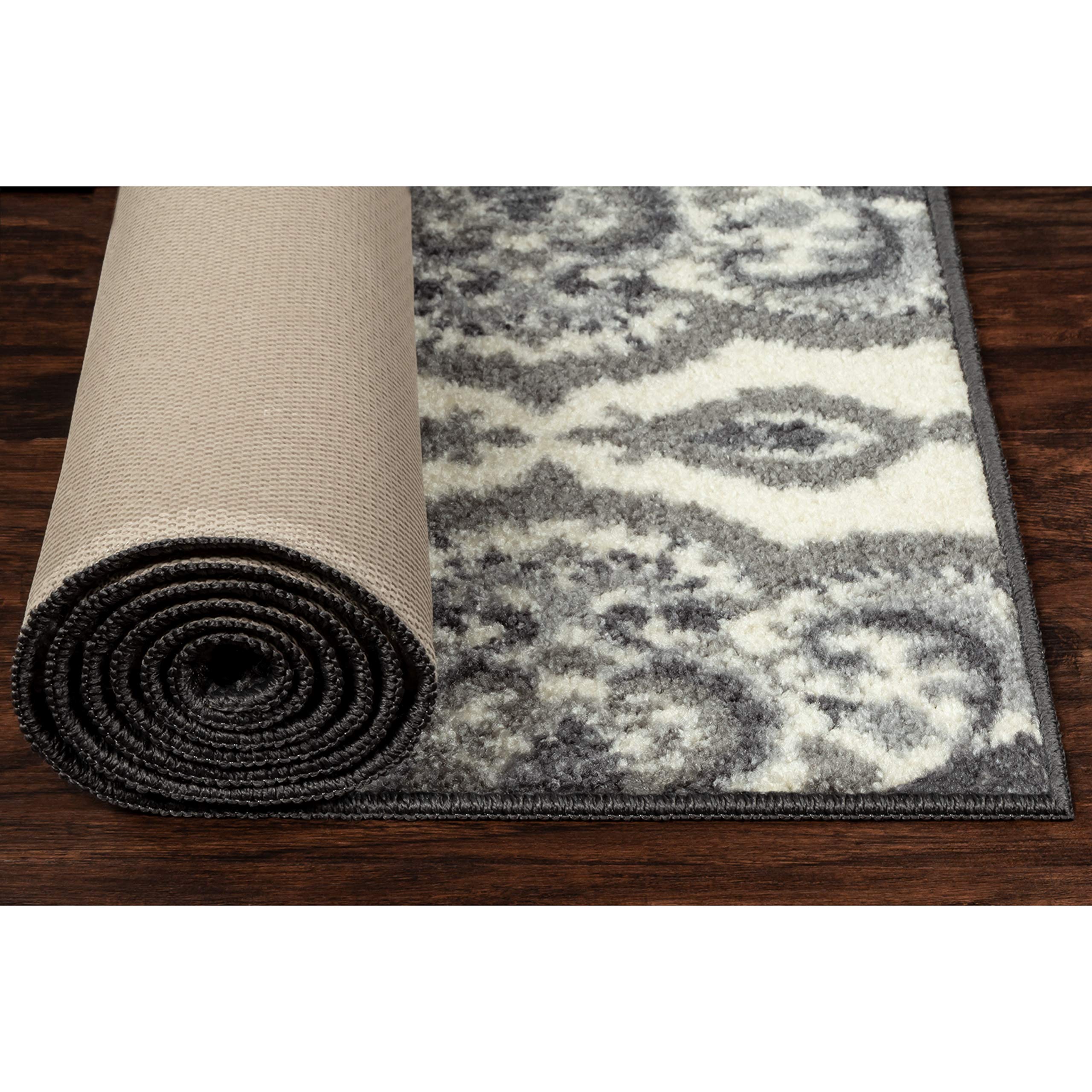 Maples Rugs Vivian Medallion Kitchen Rugs Non Skid Accent Area Carpet