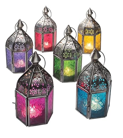 Klass Home Collection Authentic Moroccan Lamp Mini Lantern Vintage