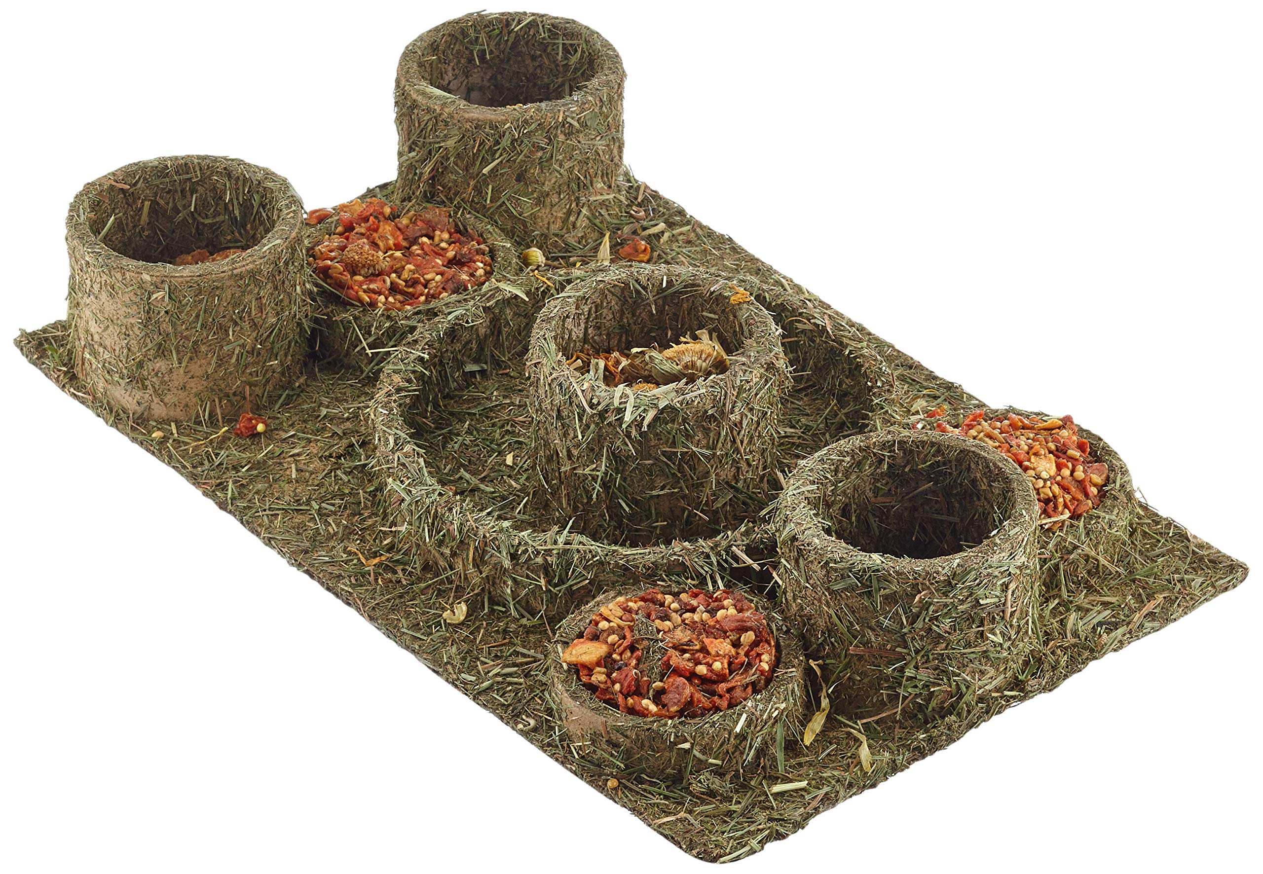 Rosewood Naturals Hide ‘n’ Treat Maze, Small Animal Treat and Forage Gnaw Toy for Rabbits, Guinea Pigs, Chinchillas, Degus, Hamsters, Gerbils, Mice and Rats, 28cm x 18cm