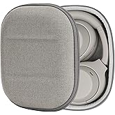 Geekria Shield Headphones Case Compatible with Sony WH-1000XM4, WH-XB910N, MDR-1000X and More, Replacement Hard Shell Travel Carrying Bag with Cable Storage (Light Brown)