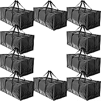 BAG-THAT! 10 Moving Bags, Heavy Duty Extra Large Stronger Handles Wrap Around bag Storage Bags Moving Totes Storage…