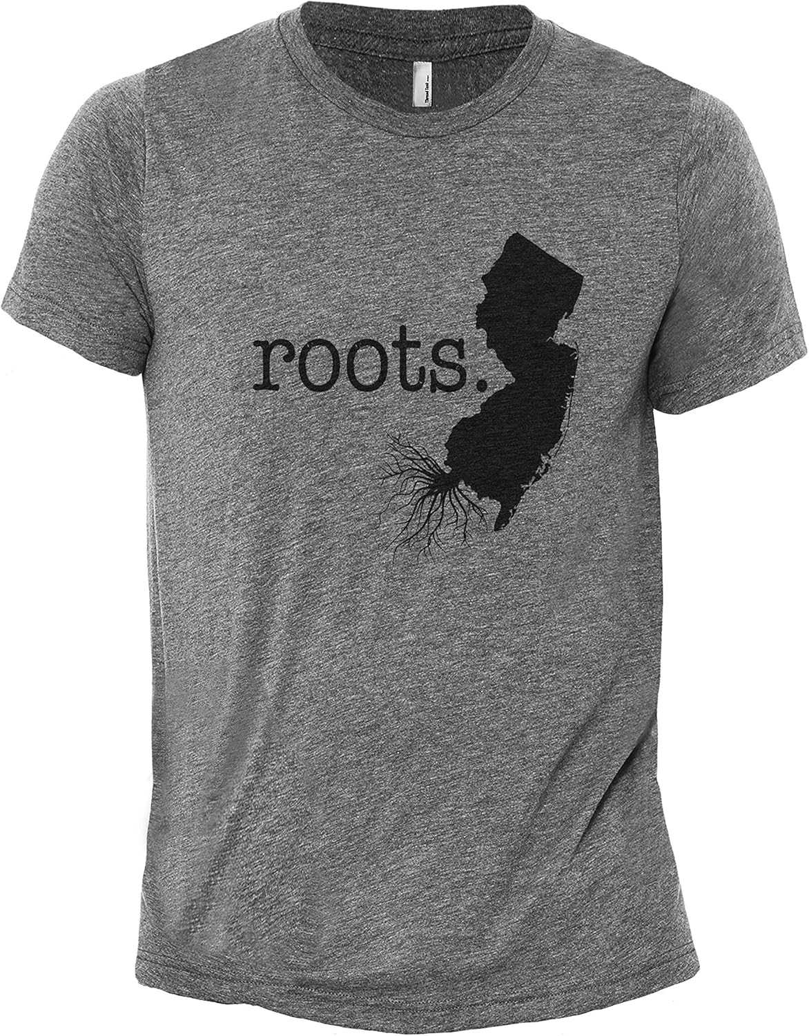 Thread Tank Home Roots State New Jersey NJ Men's Modern Fit Fun Humor T-Shirt Printed Graphic Tee