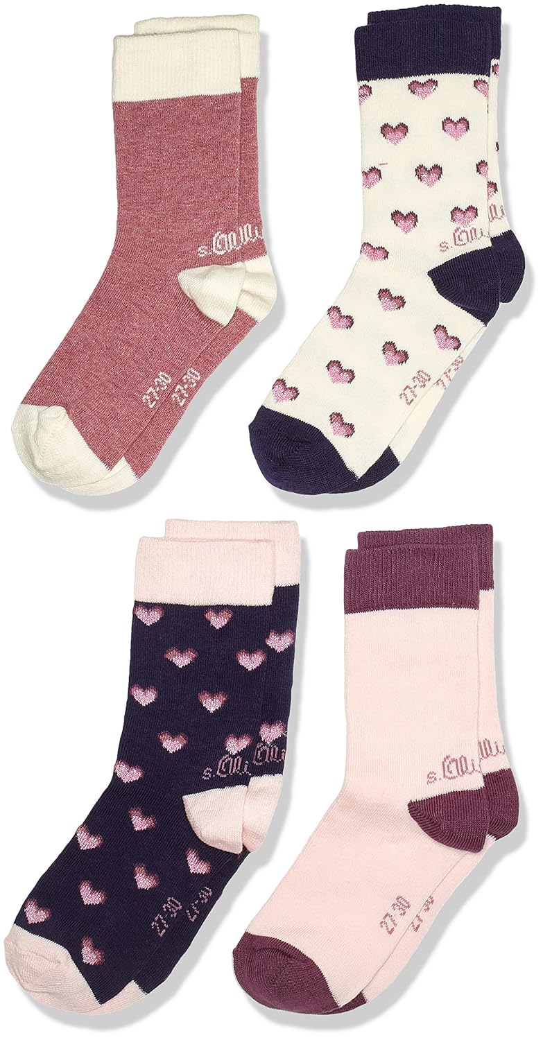 S.Oliver Socquettes Garçon Lot De 9 - Chaussettes Confortables Respirantes Pour Enfants