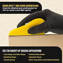 Dura-Gold Premium 1" x 4" Gold Sandpaper Micro