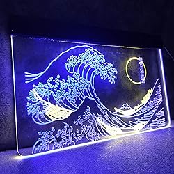 MiMaik The Great Wave Off Kanagawa LED Neon