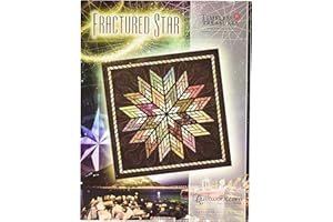 Fractured Star Foundation Paper Piece Judy Niemeyer Quilt Pattern Finishes 80" x 80"