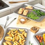 Salter Essentials 6-Piece Non-Stick Baking & Roasting Tray Set UK Made view 5