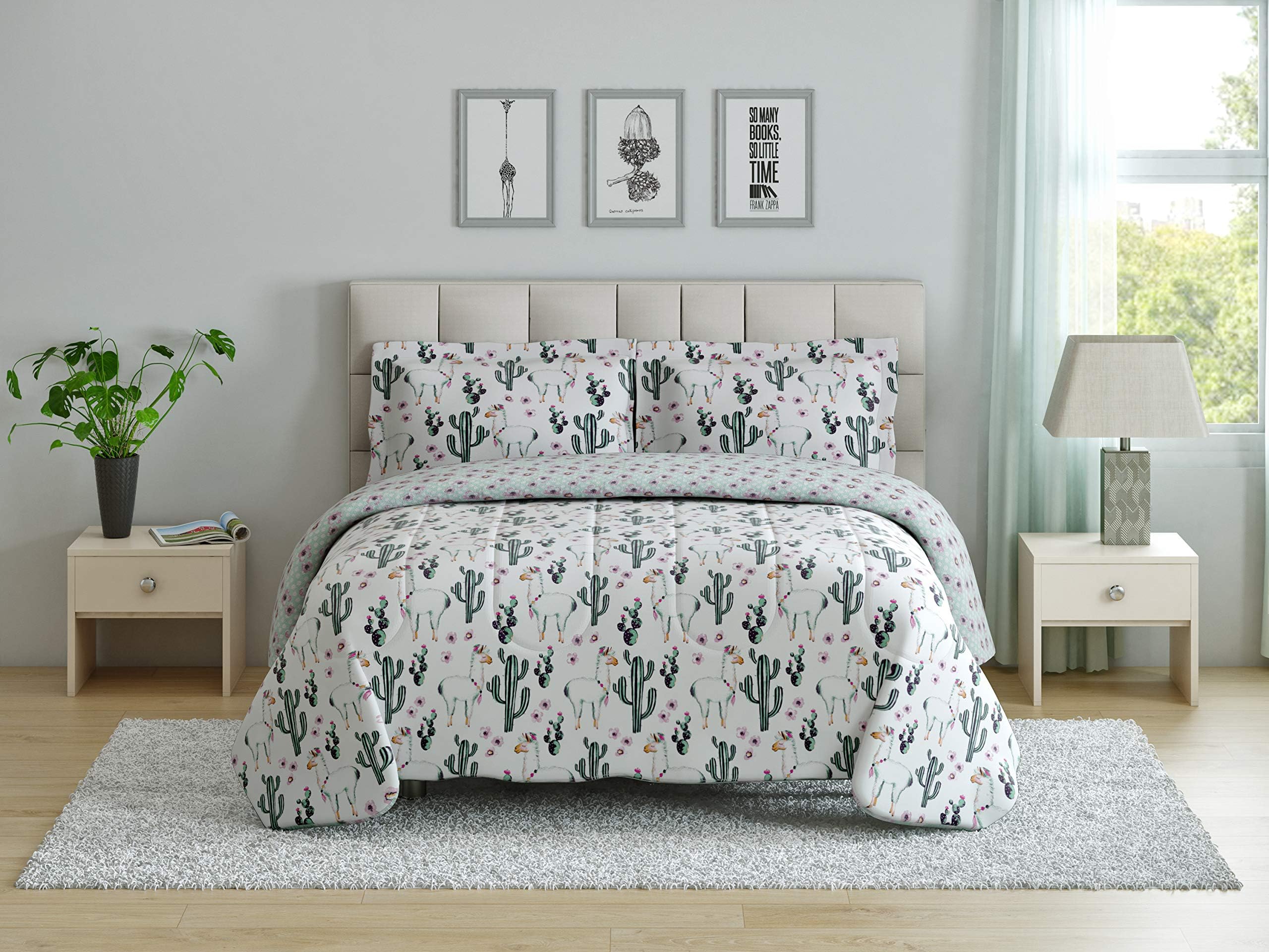OH, HELLO, Llama Love, 3 Pc, Full/Queen Comforter Set