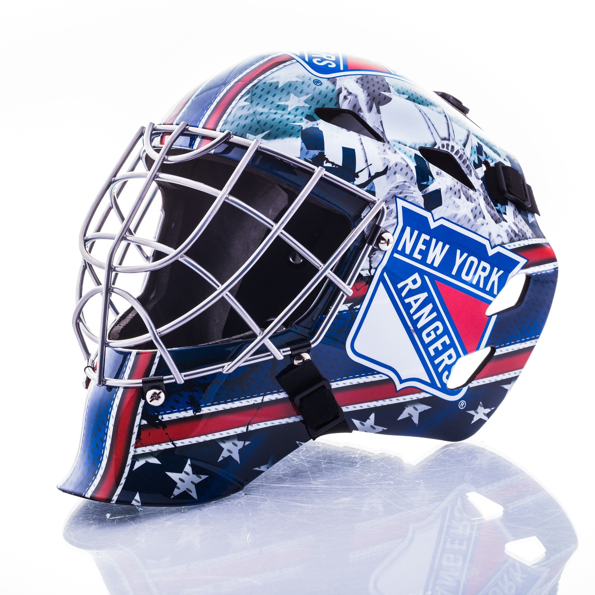 Franklin Sports New York Rangers NHL Hockey Goalie Face Mask Goalie