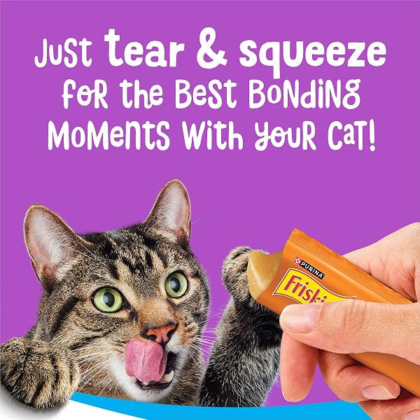 PURINA FRISKIES LIL’ LICKABLES WITH CHICKEN OR TUNA VARIETY PACK LICKABLE CAT TREATS  – 5 OZ. (PACK OF 10)