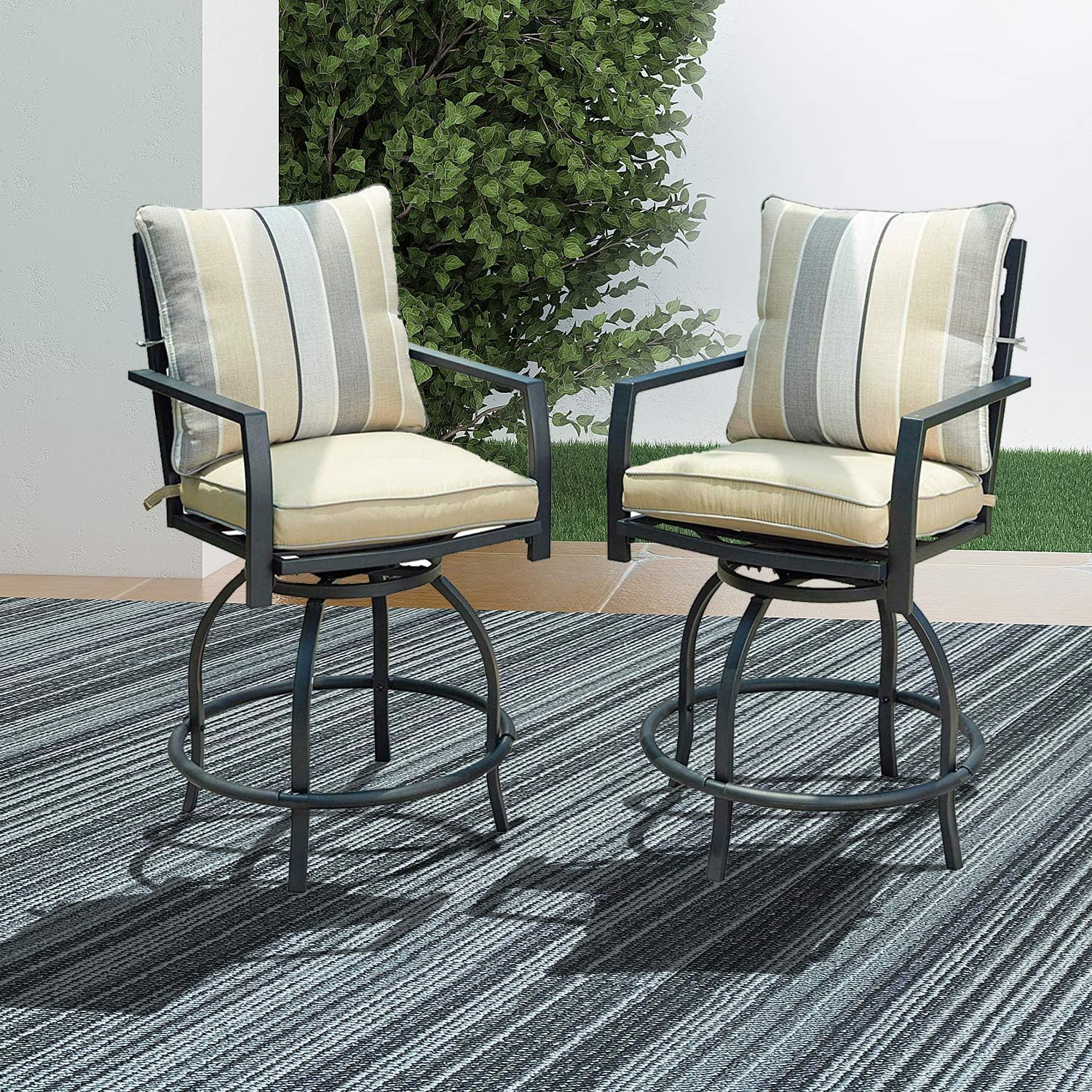 Best rocker aluminum dining set sling