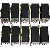 Ethernet Surge Protector (10 Pack) PoE+ Gigabit - Gas Discharge Tube for Full Protection -Mounting Flange- RJ45 Lightning Sup