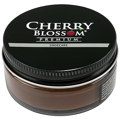 Cream Cherry Blossom Wax Polish Cherry Blossom Black Wax Shoe