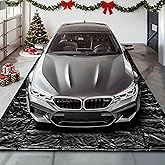 Huatean Home Garage Floor Mat, (7'9" x 18") Under Car Waterproof Containment Mats, Oil Mat for Garage Covering, Garages Floor Mats for Under Car, Keeps Dry and Clean