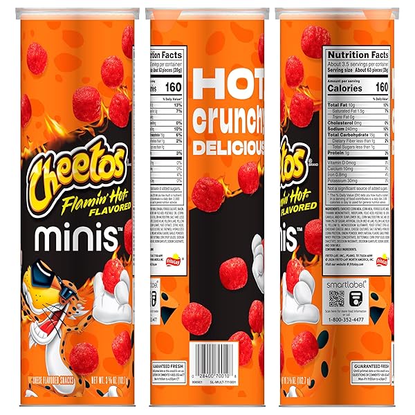 MINIS CHEETOS CANISTER – FLAMIN’ HOT BITES