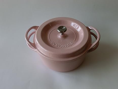 Amazon Co Jp バーミキュラ オーブンポットラウンド18cm ホーロー鍋 無水調理 パールピンク ホーム キッチン