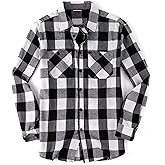 Flannel Shirt for Men Button Down Regular Fit Mens Flannel Shirt Long Sleeve Casual Plaid Flannel Shirt
