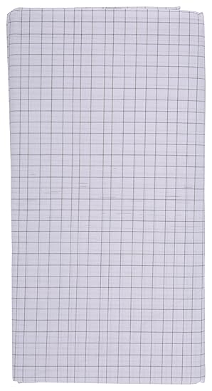 Men's Cotton Lungi (White)-Assorted Design