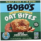Bobo's Oat Bars Apple Cider Donut Oat Bites 10ct, 13 OZ