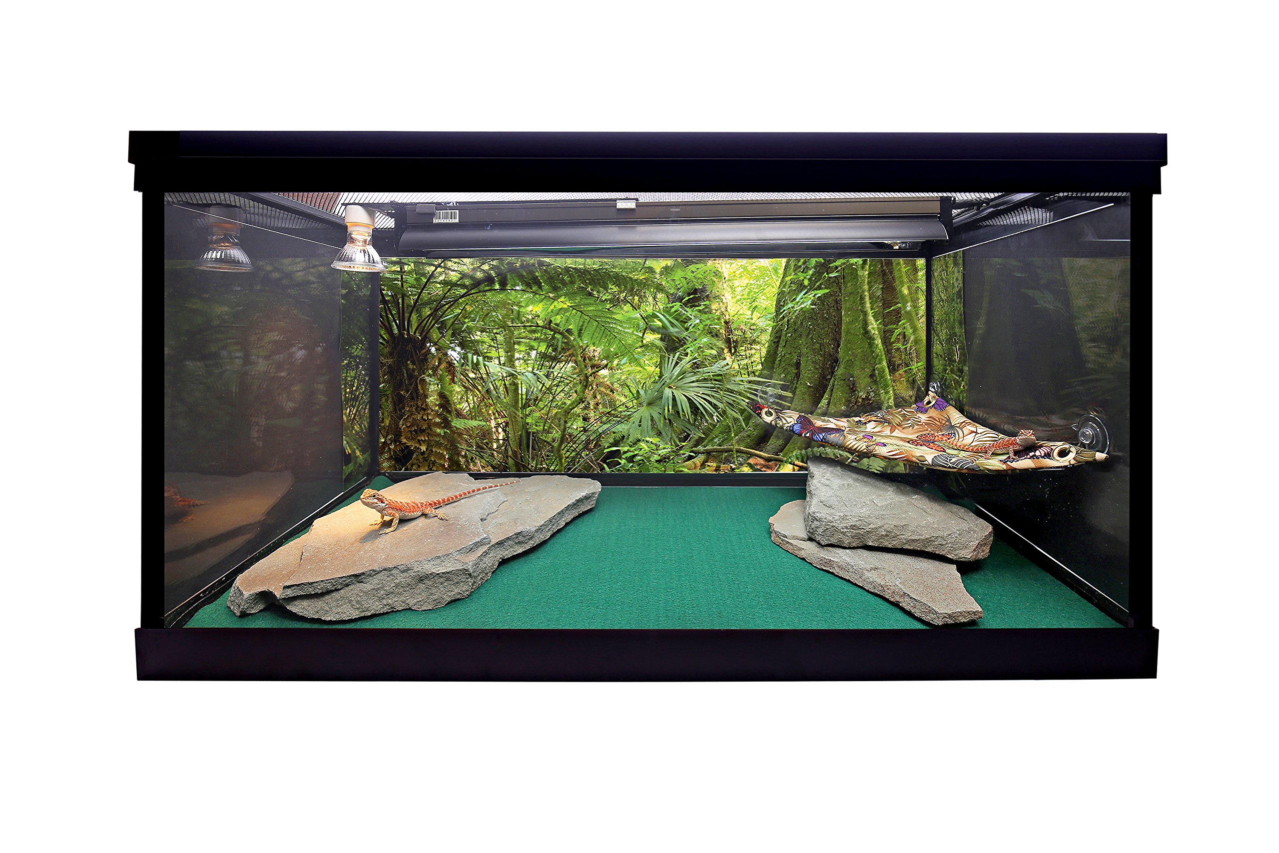 Carolina Custom Cages Reptile 22" T5HO UVB + Single GU10 Basking Light