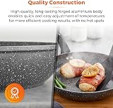 Tower Cerastone T81242 28cm Forged Frying Pan Non-Stick Graphite view 5