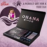 Disney Stitch Art & Stationery Set Notepad Pencils Paper Clips Gifts view 2