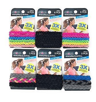Amazon Com Scunci Everyday Active Braided No Damage And Super