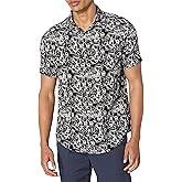 Karl Lagerfeld Mens Flowy Everyday Sportswear Shirt
