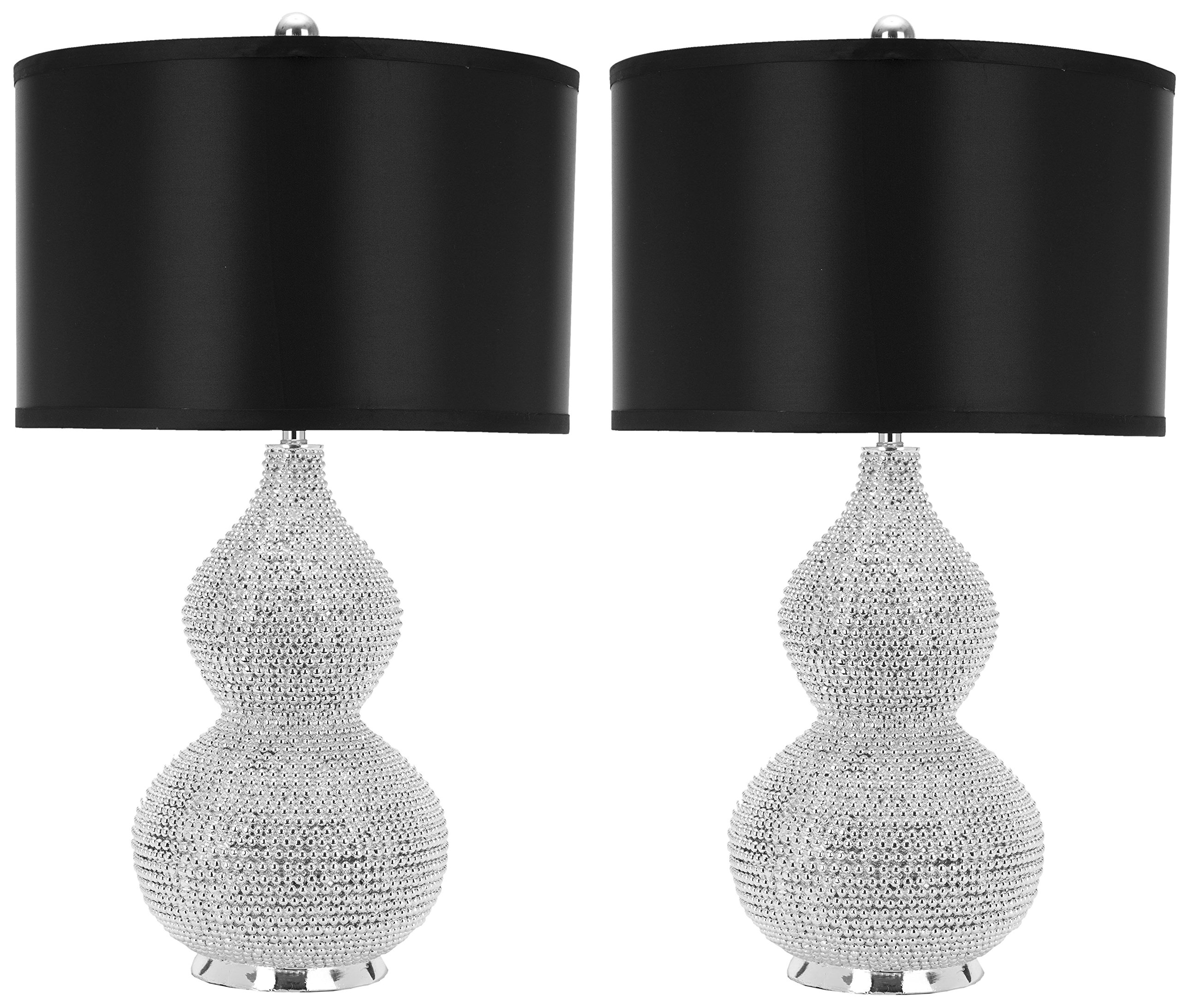 SAFAVIEH Modern Arylic Table Lamps - Set of 2, in Silver