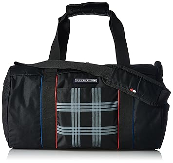 Tommy Hilfiger Dazzle Lite Polyester 43 cms Black Travel Duffle (8903496086256)