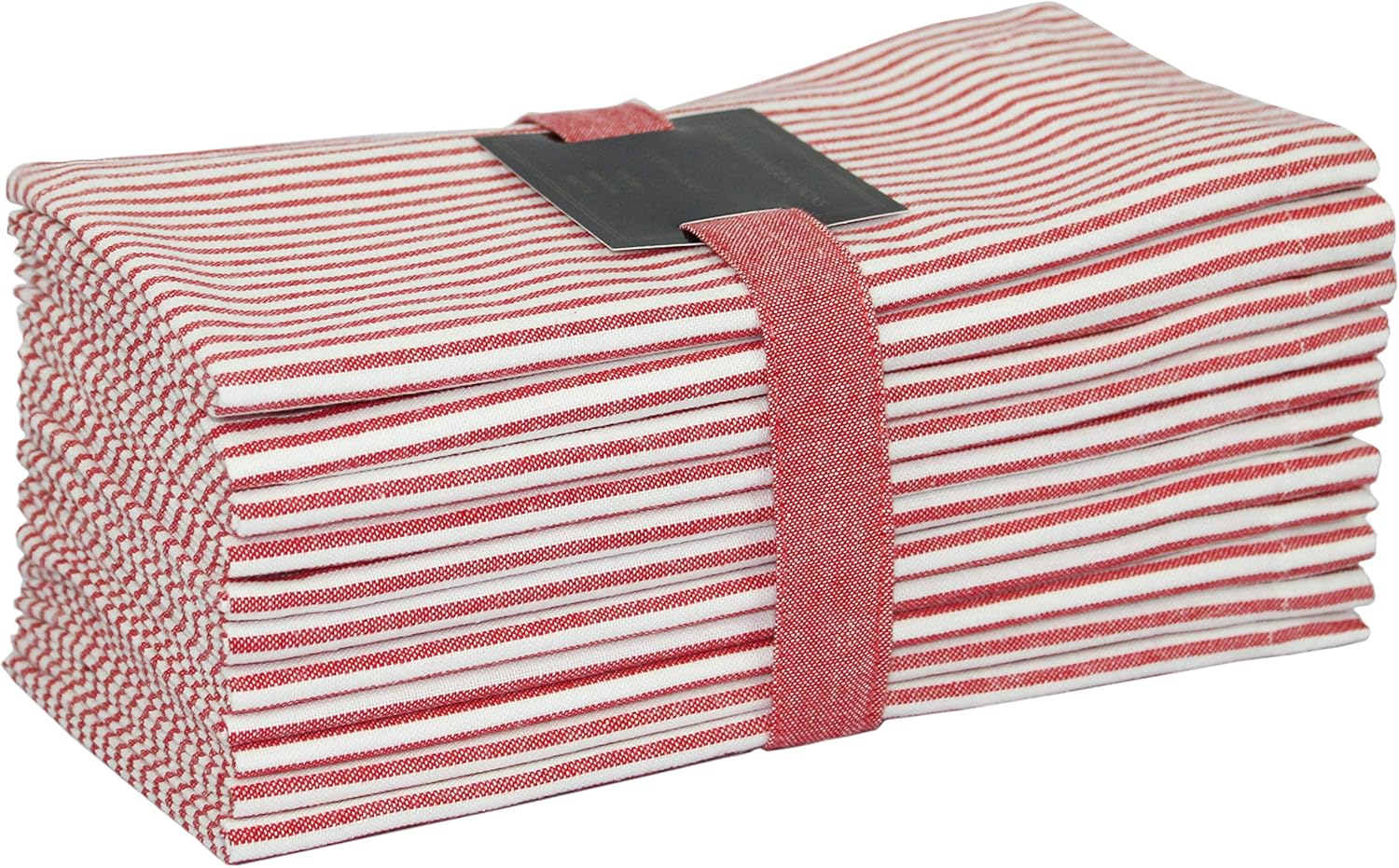 COTTON CRAFT - 12 Pack Oversized Flax with Lace Dinner Napkins - 20x20 Natural, Tailored with Mitered Corners and a Generous Hem, Napkins are 38% Larger Than Standard Size Napkins: Home & Kitchen