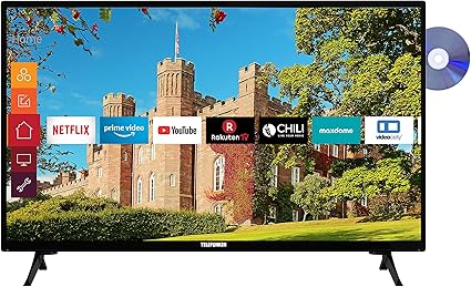 Telefunken Xh24j501d 24 Zoll Fernseher Smart Tv Inkl Prime Video Netflix Youtube Hd Ready Dvd Player Works With Alexa Triple Tuner Modelljahr 2021 Amazon De Heimkino Tv Video