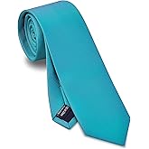 Branduce 2.4"(6cm) Solid Pure Color Skinny Tie Plain Slim Necktie for Men