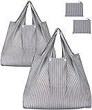 KINGMAS Reusable Grocery Bags, Eco-Friendly Folding