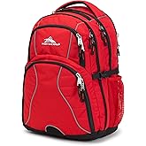 High Sierra Swerve Laptop Backpack, Crimson/Black, One Size