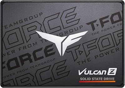 TEAMGROUP Vulcan Z 2TB SATA SSD 550MB/s Read 500MB/s Write Internal Storage