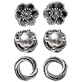 PAZ Creations Set of Three .925 Sterling Silver