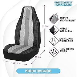 Skechers Skech-Knit Car Seat Cover, One-Piece