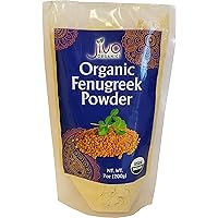 Jiva Organics Organic Fenugreek Powder 7 Ounce Bag - Non-GMO, Methi Powder