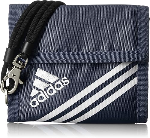 Amazon アディダス 財布 二つ折り ストラップ付 03カレッジネイビー メンズバッグ 財布