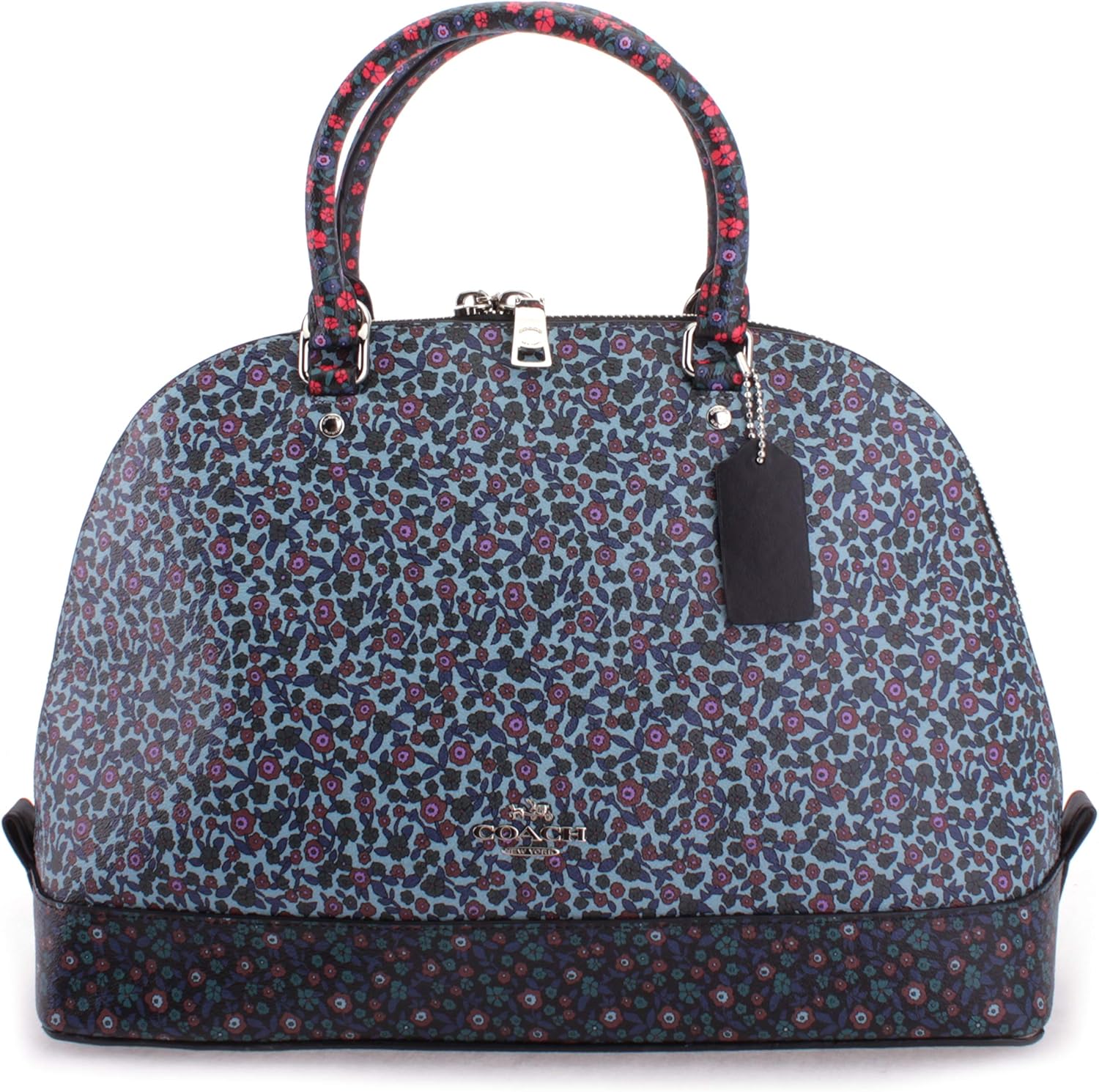 coach floral tote handbags