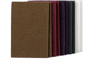 SANDPROX Scuff Pad 6” x 9” Scuff Pads,2 Each of Maroon&Grey&Gold&Purple&White,Scuff Pads for Paint Prep, Total 10PCS,Aluminum Oxide Abrasive Pads for Scuffing,Surface Adhesion Preparation,Cleaning