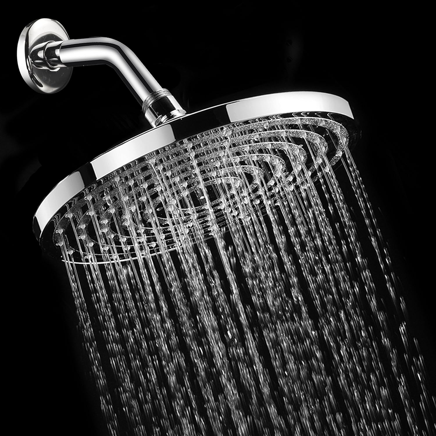 HotelSpa® Emerald 8 Inch Rainfall Shower Head with Adjustable Brass